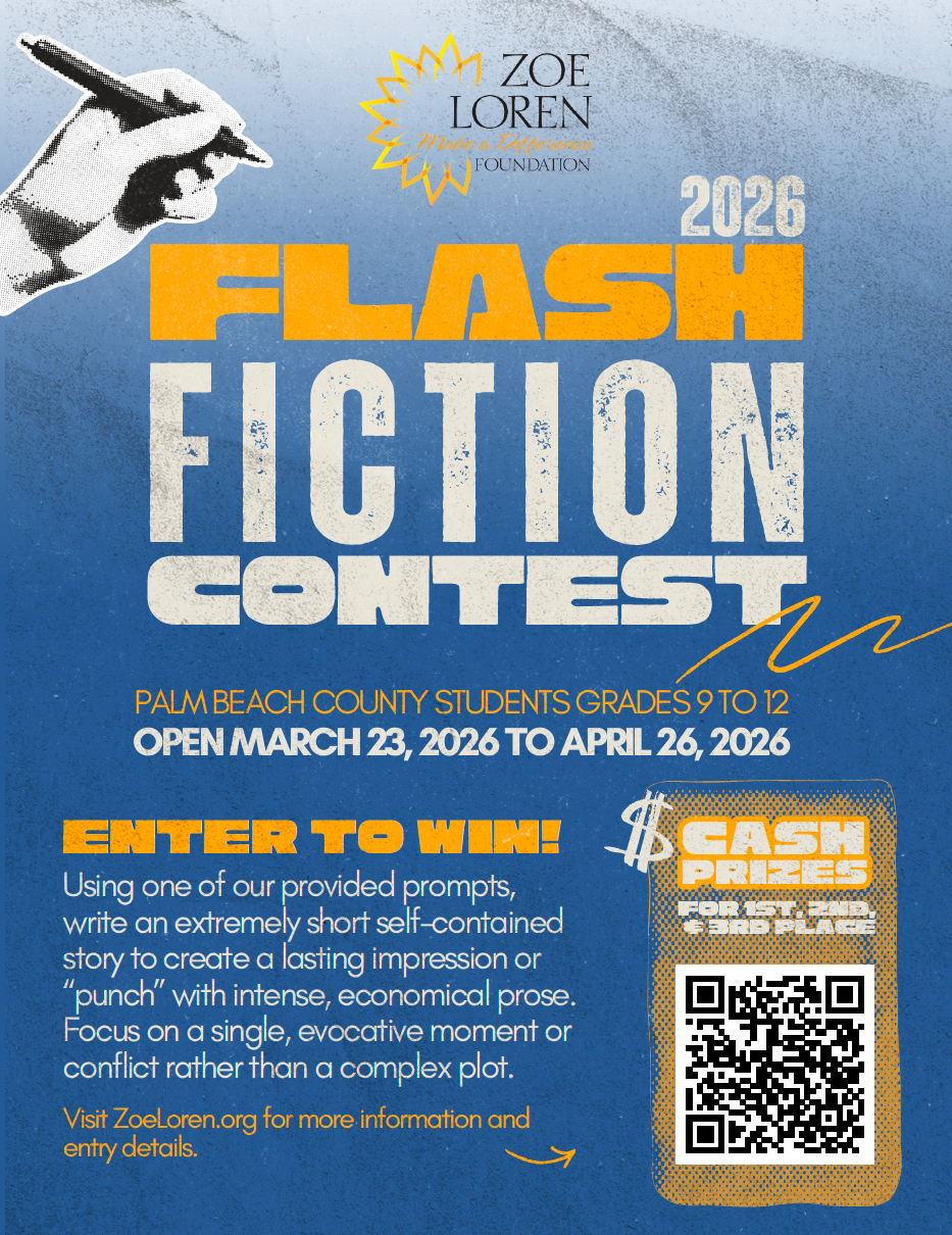 Flash Fiction Contest flyer